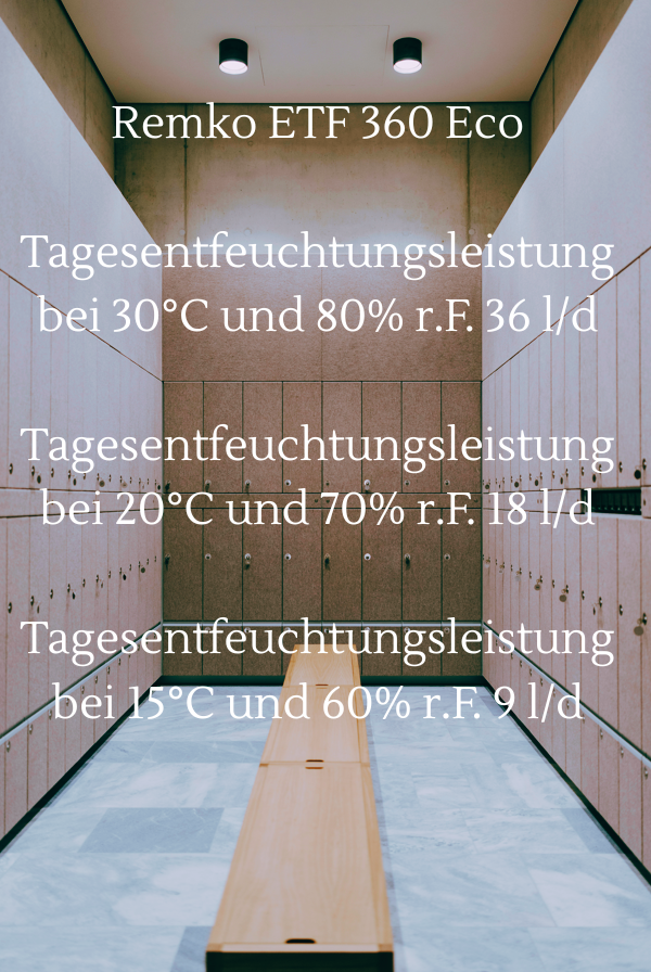 Remko ETF 360 Eco Luftentfeuchter - 40,0 L/d